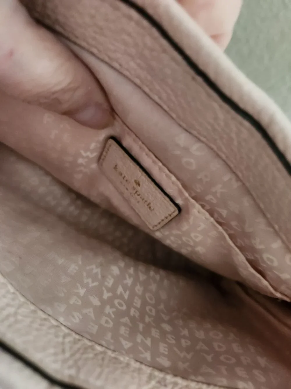 Kate Spade Pink Quilted Leather Crossbody Bag Purse